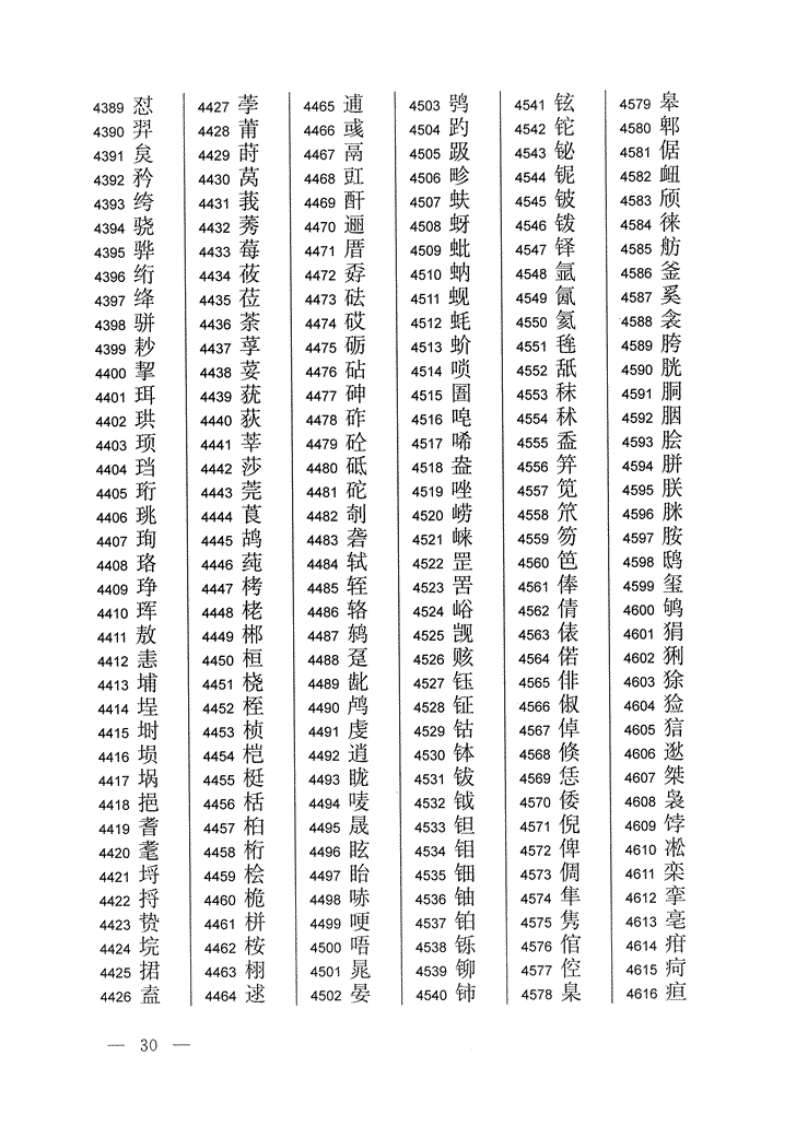 《通用规范汉字表》2013年版