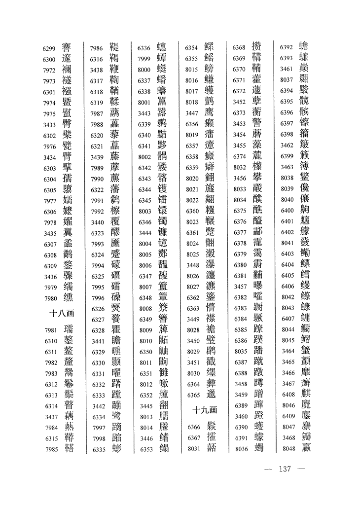 《通用规范汉字表》2013年版